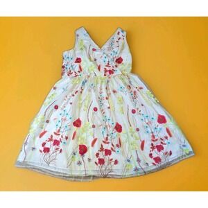 Leslie Fay Vtg Pink Blue Floral Midi Dress Sz 16 Modest A Line Casual